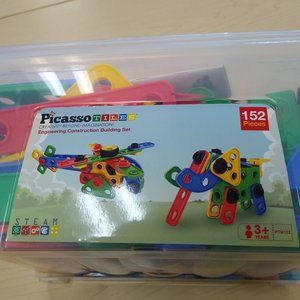 PicassoTiles 152 Pieces Building Block Set